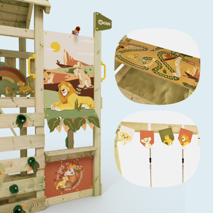 Disney Liūtas Karalius Adventure vaikų žaidimų aikštelė iš Wickey  833400