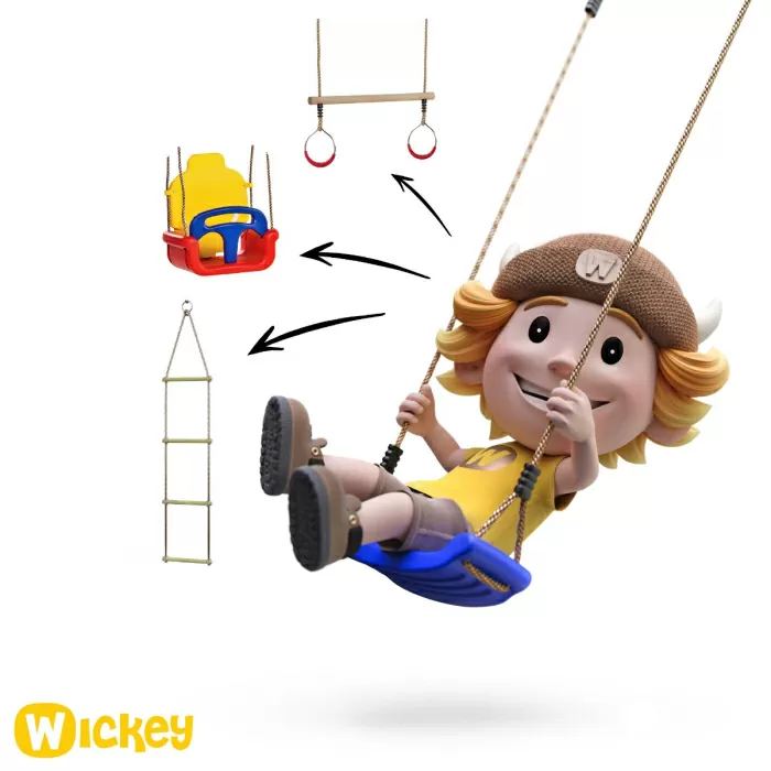 Disney Ledo Šalis Adventure vaikų žaidimų aikštelė iš Wickey  833402