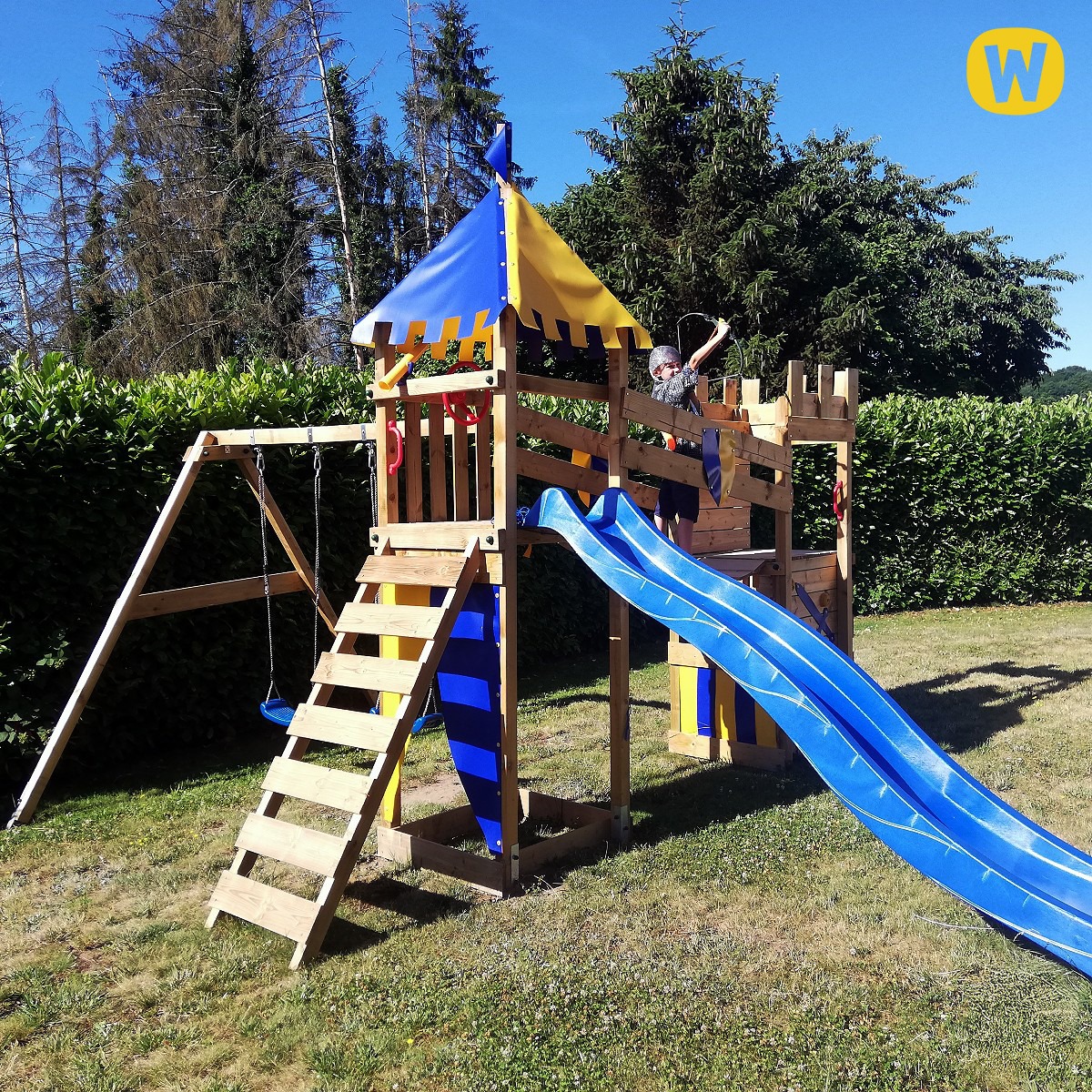 Vaikų žaidimų aikštelė Wickey Smart Legend 150 814081_k