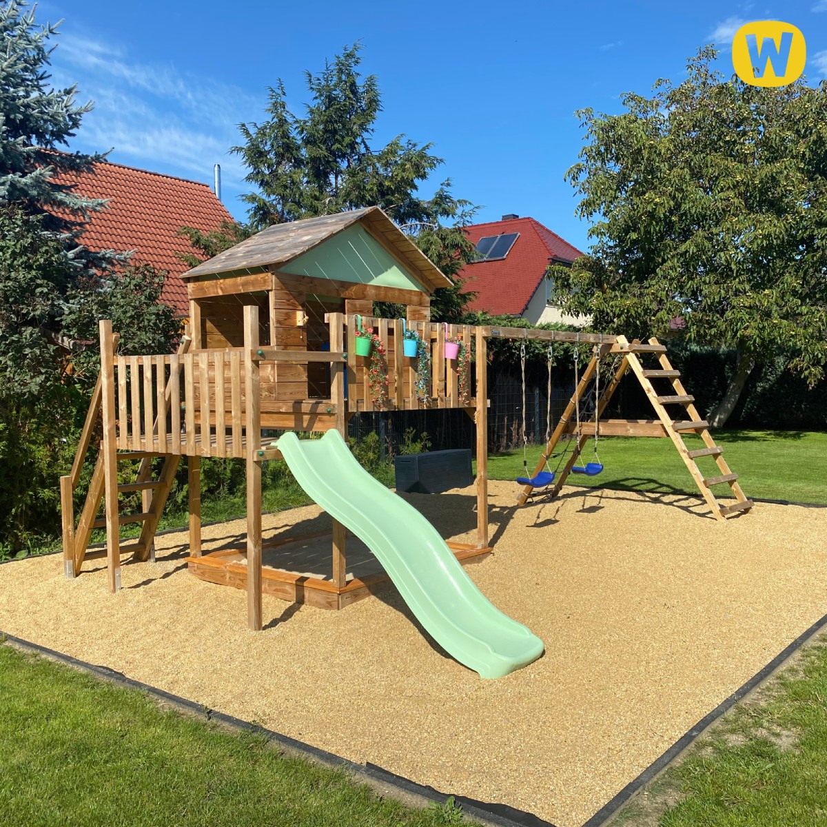 Žaidimų namelis ant polių Wickey Smart Seastar 820860_k