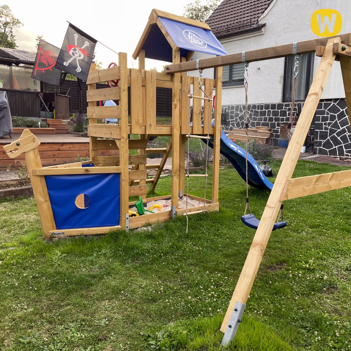 Vaikų žaidimų aikštelė Wickey SeaFlyer 503140_k