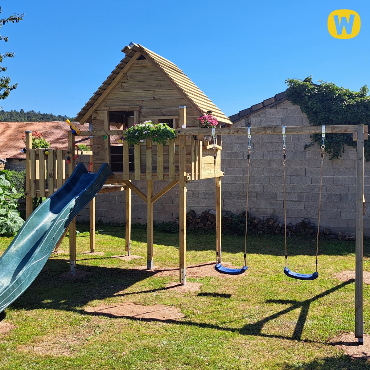 Žaidimų namelis ant polių Wickey Smart Resort 829796_k