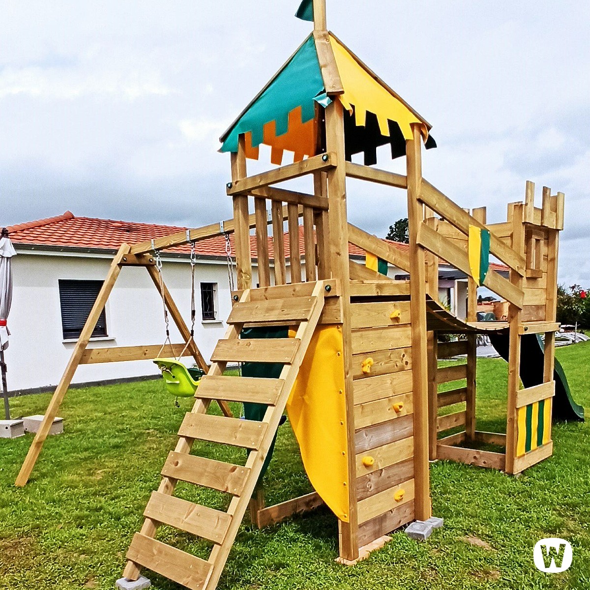 Vaikų žaidimų aikštelė Wickey Smart Fort 817456_k