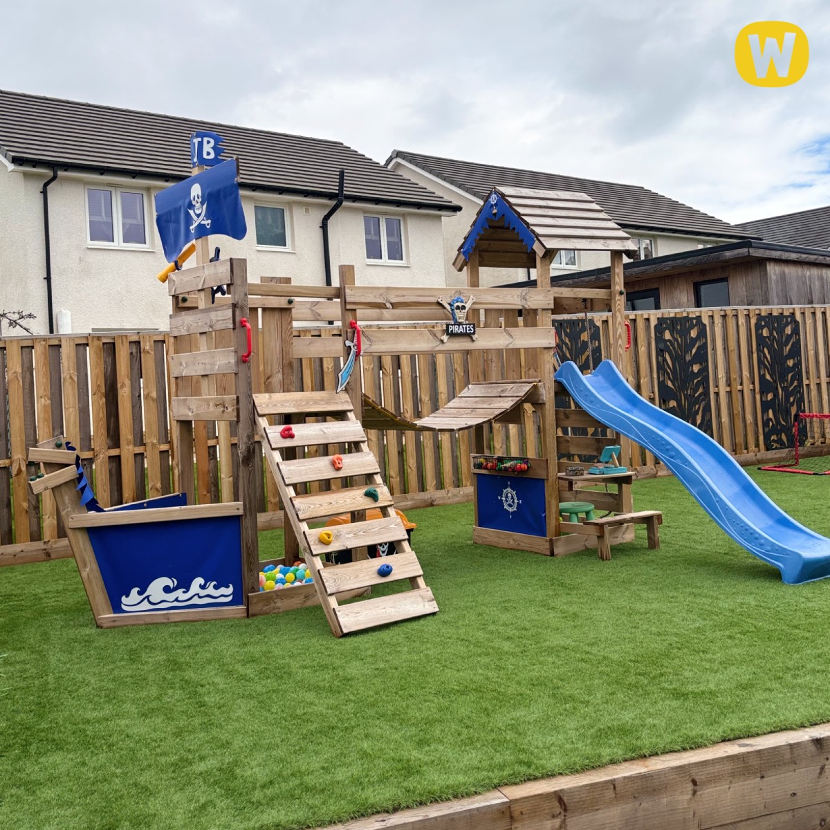 Vaikų žaidimų aikštelė Wickey TideFlyer 819807_k